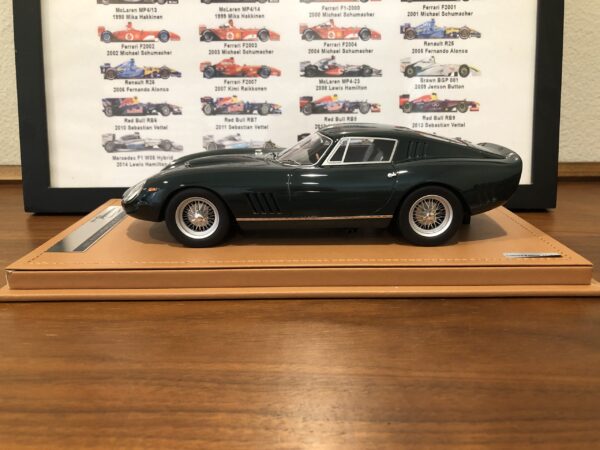 Tecnomodel Car Model 1/18 Ferrari 275 GTB/C Competizione 1965 British GP Racing Green LTD 40 pcs