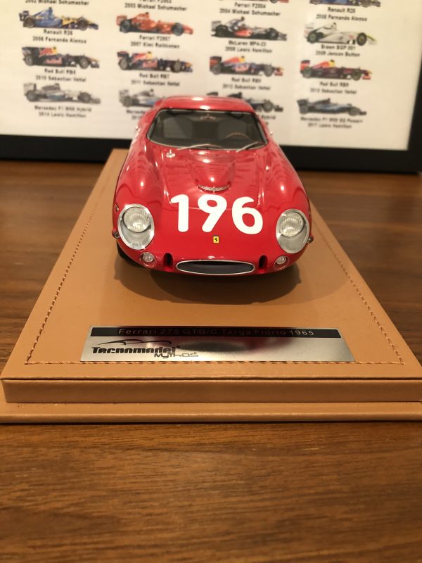 Tecnomodel Car Model 1/18 Ferrari 275 GTB/C COMPETIZIONE TARGA FLORIO 1985 #196 - Image 4