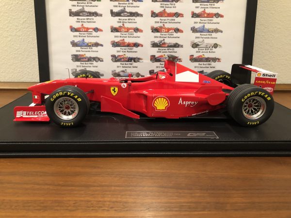 1/12 GP Replicas Ferrari F300 #4 Eddie Irvine 2nd Italy GP Monza 1998