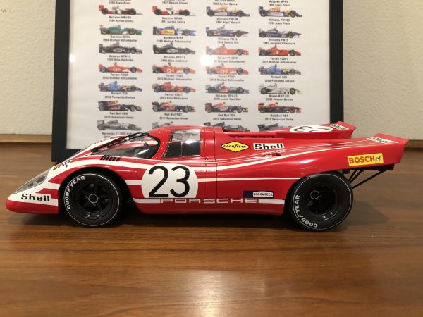 NOREV - 1/12 - PORSCHE - 917K 4.9L TEAM SALZBURG N 23 WINNER 24h LE MANS 1970 HANS HERRMANN - RICHARD ATTWOOD - RED WHITE