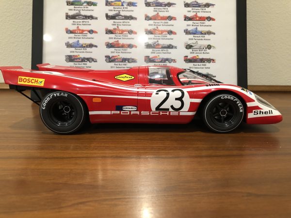 NOREV - 1/12 - PORSCHE - 917K 4.9L TEAM SALZBURG N 23 WINNER 24h LE MANS 1970 HANS HERRMANN - RICHARD ATTWOOD - RED WHITE - Image 2