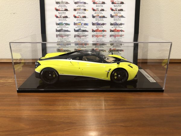 Model Car Bbr Models 1/12 Pagani Huayra 2013 Yellow Lime Ltd. 20 pcs - Image 5