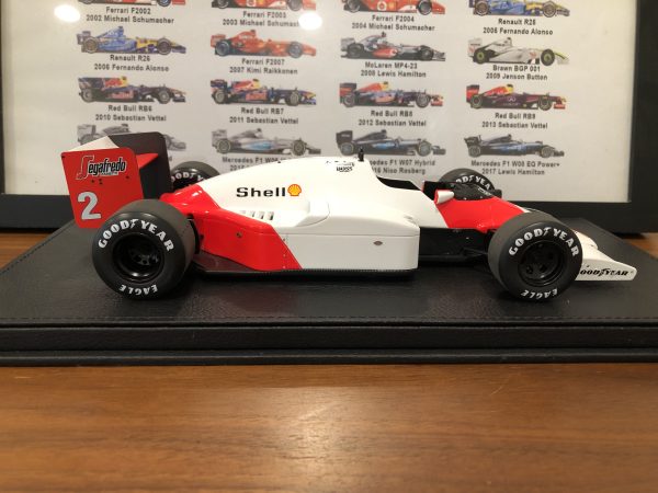 GP-REPLICAS - 1/18 - McLAREN - F1 MP4/2C N 2 SEASON 1986 KEKE ROSBERG - WITH SHOWCASE - WHITE RED - Image 2