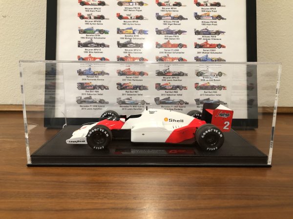 GP-REPLICAS - 1/18 - McLAREN - F1 MP4/2C N 2 SEASON 1986 KEKE ROSBERG - WITH SHOWCASE - WHITE RED - Image 5