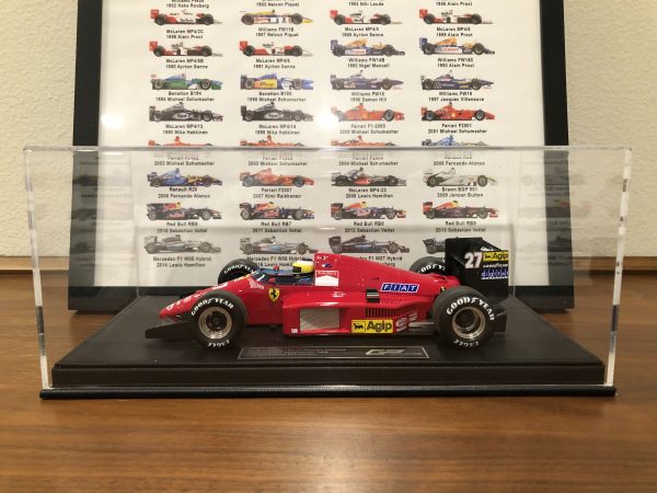 1/18 GP Replicas 1986 Formula 1 Michele Alboreto Ferrari F1/86 #27 2nd Austria GP Car Model with Driver Figure - Image 5