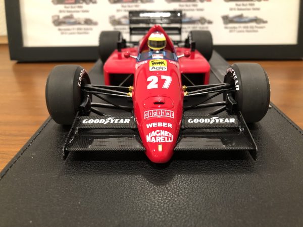 1/18 GP Replicas 1986 Formula 1 Michele Alboreto Ferrari F1/86 #27 2nd Austria GP Car Model with Driver Figure - Image 3