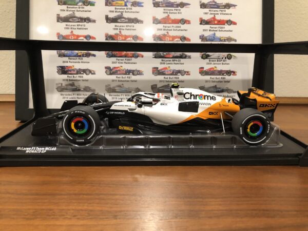 F1 model Solido 1/18 McLaren MCL60 Great Monaco GP 2023 #4 L. Norris