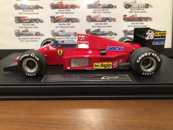 1/18 GP Replicas 1986 Formula 1 Stefan Johansson Ferrari F1/86 #28 3rd Austria GP