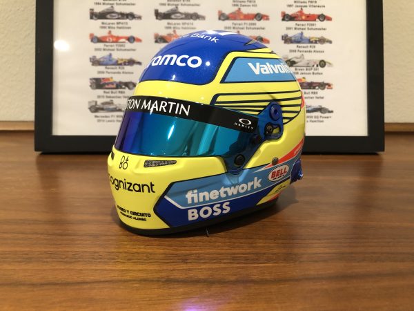 Mini helmet Bell 1/2Fernando Alonso Aston Martin F1 2024 - Image 6