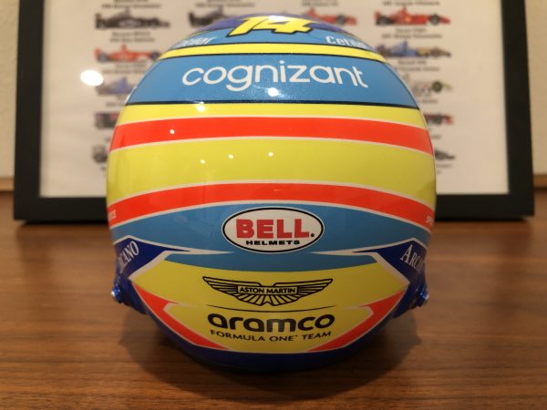 Mini helmet Bell 1/2Fernando Alonso Aston Martin F1 2024 - Image 4