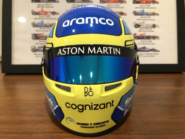 Mini helmet Bell 1/2Fernando Alonso Aston Martin F1 2024 - Image 2