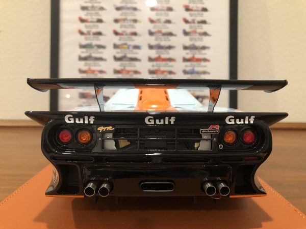 1/12 TopMarques 1997 McLaren F1 GTR Longtail #39 24h LeMans Gulf Team Davidoff McLaren Ray Bellm, Andrew Gilbert-Scott, Masanori Sekiya - Image 4