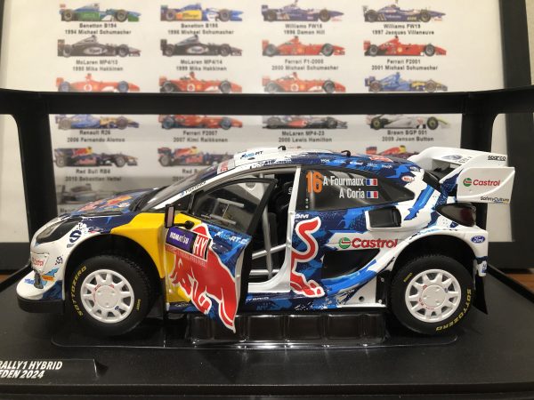 1/18 Solido 2024 Ford Puma Rally 1 #16 Fourmaux, Coria Rally Sweden