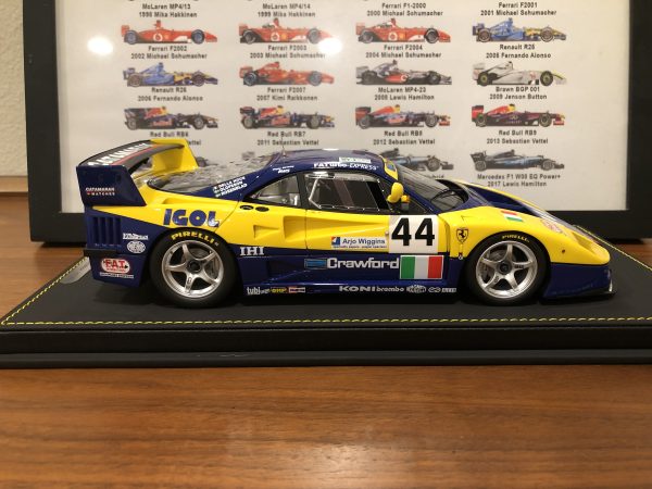 1/18 BBR 1996 Ferrari F40 LM Le Mans Team #44 Ennea Igol - Image 2