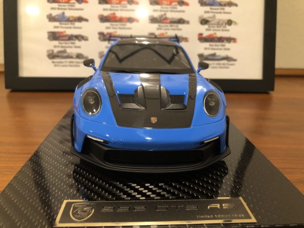 AI Model Car 1/18 Porsche 911 (992) GT3 RS Blue Ltd. 46 pcs - Image 3