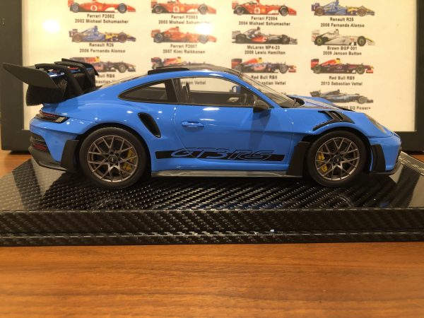 AI Model Car 1/18 Porsche 911 (992) GT3 RS Blue Ltd. 46 pcs - Image 2