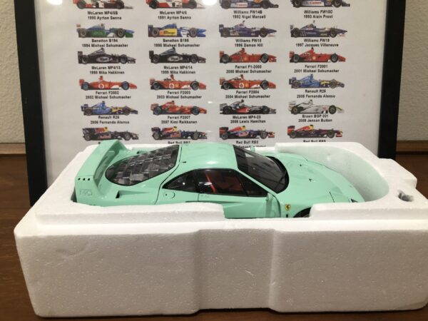 Model Car Kyosho 1/18 Ferrari F40 Mint Green 1987 - Image 5