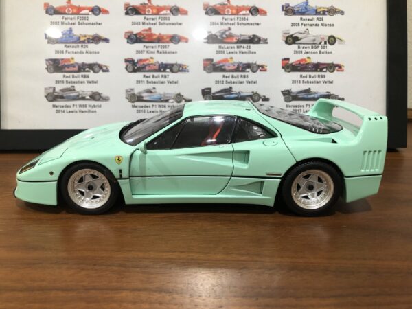 Model Car Kyosho 1/18 Ferrari F40 Mint Green 1987