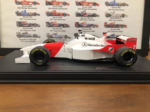 1/18 GP Replicas 1996 Formula 1 Mika Häkkinen McLaren MP4/11 #7 6th Monaco GP