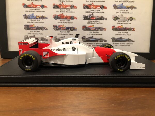 1/18 GP Replicas 1996 Formula 1 Mika Häkkinen McLaren MP4/11 #7 6th Monaco GP - Image 2