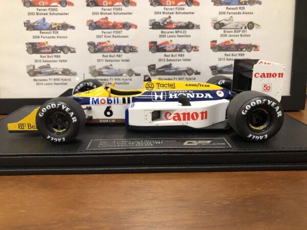 1/18 GP Replicas 1987 Formula 1 Nelson Piquet Williams FW11B #6 World Champion GP Italy