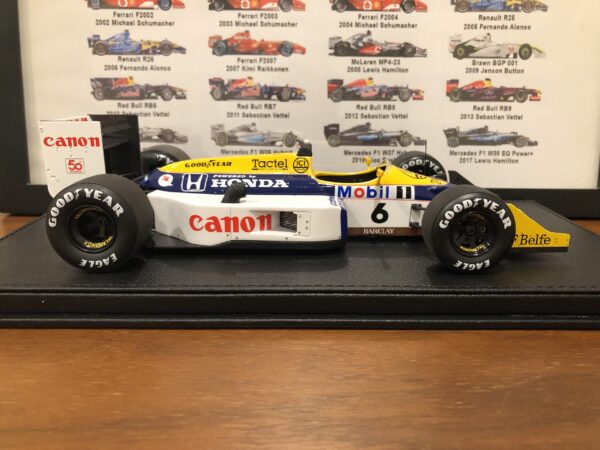 1/18 GP Replicas 1987 Formula 1 Nelson Piquet Williams FW11B #6 World Champion GP Italy - Image 2