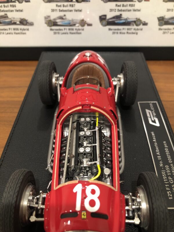 1/18 GP Replicas 1950 Formula 1 Alberto Ascari Ferrari F1 125 #18 Swiss GP - Image 5