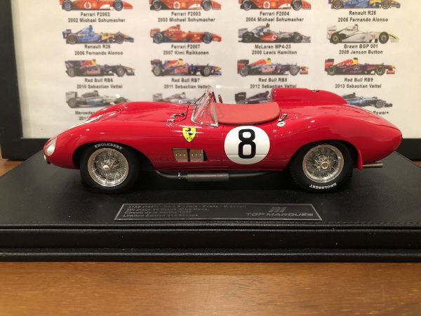 1/18 Top Marques 1957 Ferrari 315S #8 5th 24h LeMans Stuart Lewis-Evans, Martino Severi