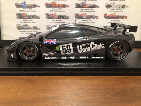 1/18 Spark 1995 McLaren F1 GTR No.59 Winner 24H Le Mans Y. Dalmas - J. Lehto - M. Sekiya