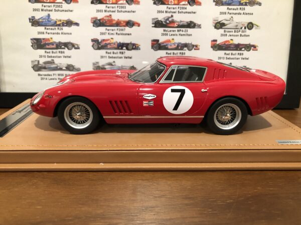 1/18 Tecnomodel Ferrari 275 GTB/C Competizione Nassau Tourist Trophy 1965 Car #7 Winner C. Kolb