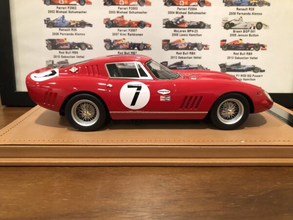 1/18 Tecnomodel Ferrari 275 GTB/C Competizione Nassau Tourist Trophy 1965 Car #7 Winner C. Kolb - Image 2