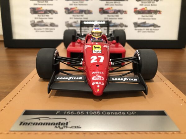 1/18 Ferrari 156-85 #27 1985 Canada GP Michele Alboreto Limited Edition 110 Pieces - Image 3